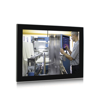Ποιότητα DC9V-36V 2 βιομηχανικό PC IP65 επιτροπής αφής του τοπικού LAN αδιάβροχο εργοστάσιο